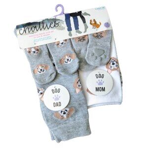 2/$20 - NWT Chatties Matching Family Sock Set for Small Dogs and Humans